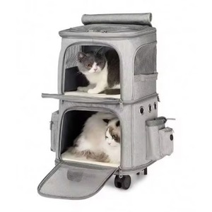 Muestra gratuita de carrito para mascotas de doble capa para exteriores, carrito para gatos, bolsa de transporte para mascotas - Product Image 2
