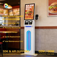 Solution d'intégration de paiement par QR code pour commande automatique en restaurant, kiosque en libre-service à écran tactile