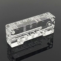 Servicio de Mecanizado CNC de Prototipos Rápidos de Piezas de Plástico PMMA Transparente/Acrílico Personalizadas OEM, Pieza de Plástico de Alta Precisión
