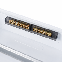 Boîtier de distribution électrique extérieur étanche IP65 CE WSHAN Series 4/8/12/18/24/36 voies, coffret MCB en plastique, boîte de distribution électrique