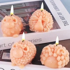Sheep Silicone Mold Pink Diy Candle Baking <b>Tool</b> Handmade <b>Craft</b> Mold - Product Image 2