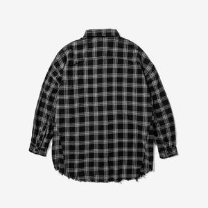 เสื้อเชิ้ตผู้ชายลายสก็อตแขนยาวคุณภาพสูงจากจีนปี 2019 เสื้อเชิ้ตผ้าฝ้าย 100% สไตล์ลำลอง เสื้อผ้าแฟชั่นแนวสตรีท เสื้อเชิ้ตผ้าสักหลาดลายสก็อตสำหรับผู้ชาย - Product Image 6