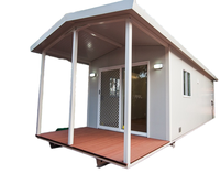 Maison conteneur préfabriquée clé en main, pliable, avec structure en acier léger pour logement temporaire, villa, complexe hôtelier, mini-maison