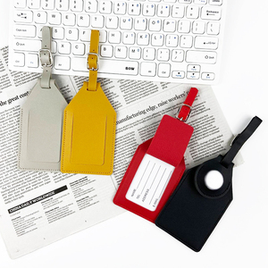 Etiqueta de Equipaje Personalizada, Sublimada, de Cuero PU Genuino, con Hebilla y Correa, Porta Etiquetas de Nombre para Maletas de Viaje - Product Image 5