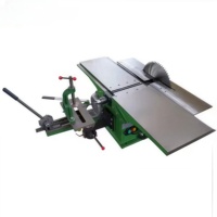 Raboteuse-Dégauchisseuse Professionnelle 210 mm pour le Travail du Bois, Machine à Raboter les Planches 220 V avec Fonction Mortaiseuse, Outil de Table Robuste