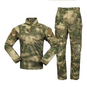 SF31 711 Tactical Green Outdoor Training <b>Suit</b> <b>Set</b> 2Pcs Nylon Breathable All Season Cargo Style With Multiple Pockets - Product Image 6