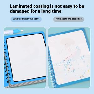 2025年卸売ホットセール カラフルマジックウォーターペインティングブック 再利用可能な塗り絵マジックウォータードローイングブック ペン付き 子供向け - Product Image 3