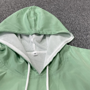 Chaqueta Ligera Personalizada de Primavera Unisex con Capucha, Tejido Impermeable de Alta Calidad, Resistente al Viento, Tallas Grandes, con Parches Estampados - Product Image 4