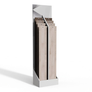 Tùy Chỉnh Treo Dài Gỗ Cứng Mẫu Hiển Thị Đứng Kim Loại Sàn Vinyl Hiển Thị Đứng Cho Sàn Cửa Hàng - Product Image 5