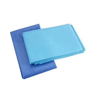 Tissu non tissé SMMS bleu 40 g/m² imperméable, antibactérien, respirant, antistatique, personnalisé pour <span class=keywords><strong>blouse</strong></span> d'hôpital, marque XINGDI - Product Image 5