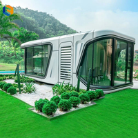 Maison en conteneur préfabriquée Villa d'hôtel capsule avec expédition mobile Chambre à coucher minuscule sous forme préfabriquée
