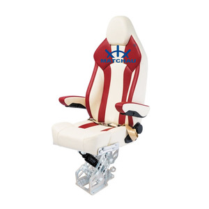 CCS-Zertifizierter Marine-Schwingungsdämpfungssitz Stoßdämpfender Pilotensitz Korrosionsbeständiger Verstellbarer Kapitänsstuhl für Schlepper und Fähre - Product Image 3