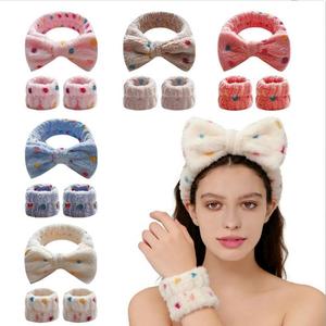 Custom Logo Spa <b>Headband</b> for Women Facial Makeup & Washing Soft Terry Cloth Hairband Multi-Color Bathing Shower Use - Product Image 2