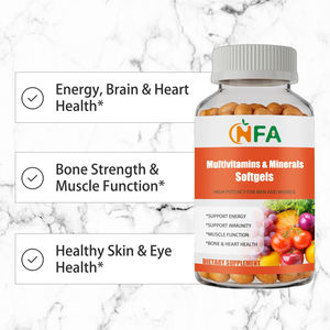 Suplemento Dietético de Multivitaminas y Minerales en Cápsulas Blandas de Marca Privada, Apoya los Niveles de Energía y Mejora la Función Muscular - Product Image 3