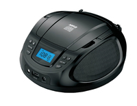 Reproductor de CD portátil de carga superior con reproducción USB y Radio FM estéreo Pantalla LCD y altavoz para entretenimiento en movimiento