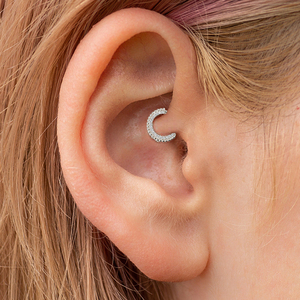 CANNER - Pendientes de Cartílago de Circonio para Mujer, Anillo de Nariz, Plata de Ley S925 - Product Image 3