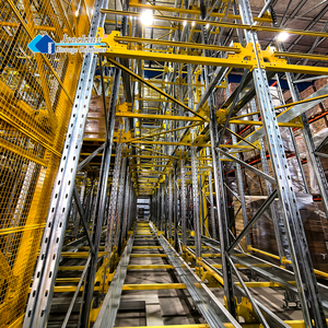 מערכת מדפים אוטומטית בעלת ארבע כיוונים של Jracking, בעלת תקן <span class=keywords><strong>CE</strong></span>, לאחסון בצפיפות גבוהה לניהול מטענים ולוגיסטיקה - Product Image 4