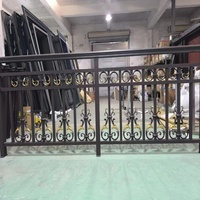 Clôture en aluminium de style moderne, traitée thermiquement, écologique et durable pour usage résidentiel et commercial