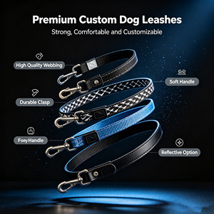 Conjunto de Collares y Correas Personalizados para Mascotas, Correa para Perro con Hebilla Ajustable, Correa Impermeable para Perros, para Pasear y Entrenar - Product Image 5