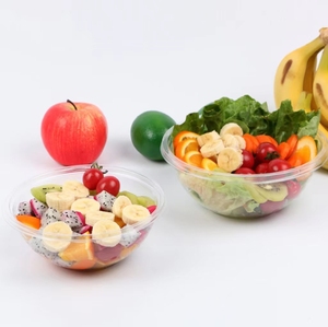 Saladier rond avec couvercle 16oz 24oz 32oz 48oz 64oz Saladier à pâtes en <span class=keywords><strong>plastique</strong></span> avec couvercles Saladier avec couvercle - Product Image 4