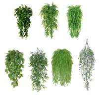 Plantes artificielles suspendues en rotin 78 cm, écologiques, pour mur végétal DIY, décoration murale, jardin, mariage, guirlande