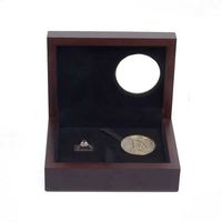Boîte à bijoux rectangulaire pliable en bois avec doublure en velours - Couleurs et logo personnalisables