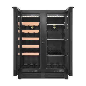 Refrigerador/Congelador Multifuncional VI46-2DB de Acero Inoxidable para Vinos y Bebidas, Fácil de Usar, para Debajo del Mostrador, para Uso Doméstico - Product Image 4