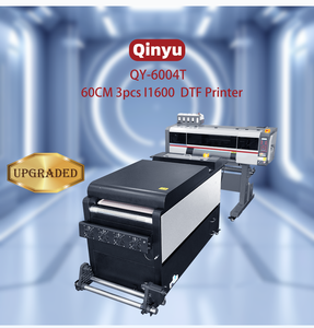 Qinyu 60cm <span class=keywords><strong>T</strong></span>-<span class=keywords><strong>Shirt</strong></span> Machine D'impression Estampage <span class=keywords><strong>Flocage</strong></span> DTF Imprimantes Avec Trois I1600 <span class=keywords><strong>T</strong></span>êtes Rouleau à Rouleau DTF <span class=keywords><strong>Imprimante</strong></span> UV pour Chemises - Product Image 5