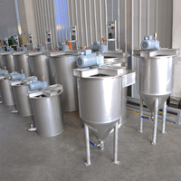 Fabrication de tôles sur mesure, réservoir d'eau conique en acier inoxydable 304 de qualité alimentaire, réservoirs à fond conique