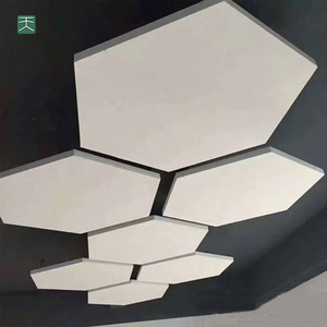Tiange – panneaux <span class=keywords><strong>de</strong></span> <span class=keywords><strong>plafond</strong></span> en fibre <span class=keywords><strong>de</strong></span> <span class=keywords><strong>verre</strong></span> acoustique suspendus, en <span class=keywords><strong>laine</strong></span> <span class=keywords><strong>de</strong></span> <span class=keywords><strong>verre</strong></span> insonorisé, <span class=keywords><strong>de</strong></span> forme personnalisée, carreaux <span class=keywords><strong>de</strong></span> <span class=keywords><strong>plafond</strong></span> décoratifs - Product Image 2