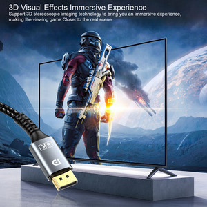 8k60hz dp để dp HD CÁP máy tính xách tay kết nối HDTV hiển thị chơi game Cáp máy chiếu dp1.4 <span class=keywords><strong>Video</strong></span> Truyền tín hiệu cáp HDMI - Product Image 4