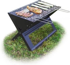 Wholesale <b>Portable</b> Folding <b>Charcoal</b> Grill X Shape Foldable <b>BBQ</b> Grill for Outdoor Camping Picnic Backyard Barbecue - Product Image 6