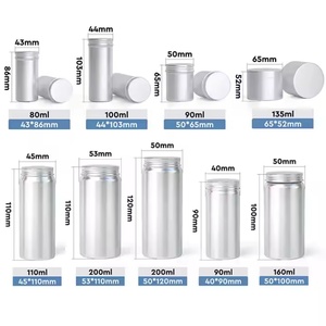 Pharmaceutical-Grade Electroplated Aluminum Supplement Jars - Airtight UV Blocking <b>Containers</b> for Probiotics & Fish Oil - Product Image 5