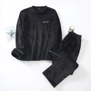 Ventes en gros de pyjamas décontractés pour hommes, best-sellers, vêtements de détente d'hiver, flanelle chaude, manches longues, pyjamas pour hommes - Product Image 5