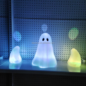 เทศกาลผี โคมไฟผีสีขาวสำหรับตกแต่งบรรยากาศปาร์ตี้ฮาโลวีน - Product Image 2