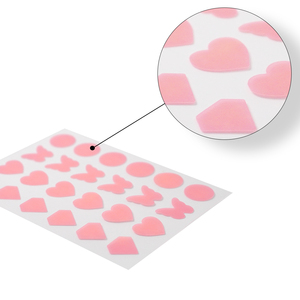 Patchs hydrocolloïdes pour le visage 12/24/26 points Patchs colorés pour l'acné Autocollant anti-acné - Product Image 6