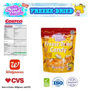 Bonbons croquants lyophilisés aux fruits saveur <span class=keywords><strong>orange</strong></span>, sucrés et épicés, en sachet - Certifiés HACCP, confiseries déshydratées en gros - Product Image 5