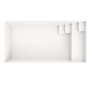 Customized Small <strong>Rectangular</strong> <strong>Swimming</strong> <strong>Pool</strong> with Step Design, Courtyard Landscape <strong>Pool</strong>, Family Outdoor Playing <strong>Pool</strong> - Product Image 1