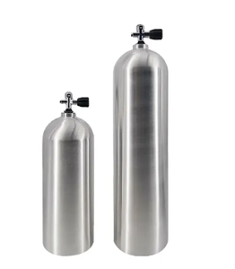 En stock CE 12L/<span class=keywords><strong>15L</strong></span> M25*2 3/4-14NPSM <span class=keywords><strong>Bouteille</strong></span> d'oxygène en alliage d'<span class=keywords><strong>aluminium</strong></span> pour <span class=keywords><strong>plongée</strong></span> sous-marine, réservoir d'air - Product Image 5