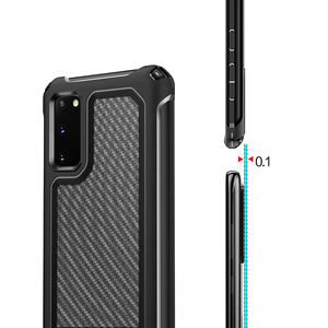 Tschick – coque en Silicone PC + TPU en Fiber de carbone pour <span class=keywords><strong>Samsung</strong></span> <span class=keywords><strong>Galaxy</strong></span> <span class=keywords><strong>S20</strong></span> <span class=keywords><strong>Ultra</strong></span> S20Plus <span class=keywords><strong>S20</strong></span>, housse de protection Matte - Product Image 4
