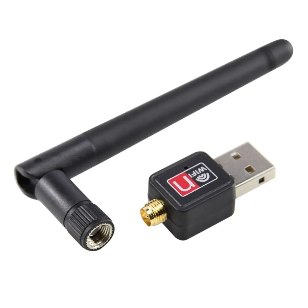 USB MT7601 WiFi اللاسلكية بطاقة الشبكة 150M 802.11n LAN محول مع للتدوير هوائي لأجهزة الكمبيوتر المحمول PC البسيطة واي فاي دونغل