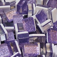 Tuiles de Mahjong Taïwanaises en Acrylique Scintillantes de Luxe 144+4 - Tuiles de Mahjong Originales Taïwanaises Gravées, Tuiles de Mahjong Scintillantes
