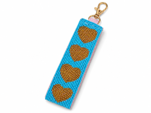 Sstringz Handmade Beaded Heart Keychain Cute Fashion Bag Charm Custom <b>Key</b> <b>Ring</b> Gift Accessory for <b>Keys</b> Backpacks and Handbags - Product Image 3