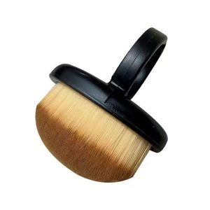 Brosse à poils doux pour dépoussiérer les ongles, ovale, en nylon, avec boucle pour le doigt, pour manucure, prétraitement, nettoyage, salon, dépoussiérage des ongles - Product Image 4