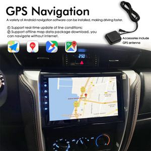 Radio para Auto con CarPlay Inalámbrico, Android 13, Control por Voz con IA, 8GB+128GB, Navegación GPS para Toyota Fortuner 2 2015-2020, Reproductor Multimedia de Video - Product Image 3