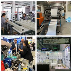 מסנן אוויר תעשייתי גלילי מפוליאסטר בעל <span class=keywords><strong>4</strong></span> אוזניים, כיסוי עליון מפלסטיק, יעילות גבוהה, מסנן אבק - Product Image 6