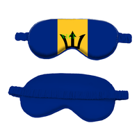 Masque de sommeil en soie simulée avec drapeau national de la Guadeloupe personnalisé, sangle élastique, cache-yeux pour voyage, souvenir, cadeau