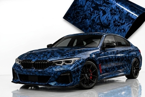 Vinilo para Envoltura de Autos en Fibra de Carbono Forjada, Acabado Brillante o Mate, Decorativo, Autoadhesivo, Impermeable, con Liberación de Burbujas, Protector de Vehículos - Product Image 3