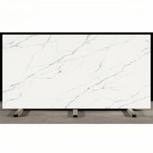 LIEN HOP Modern Style Kitchen Countertops Calacatta Series Engineered Stone <b>Slabs</b> Artificial Quartz 18-30mm Thickness 5-Year - Product Image 2