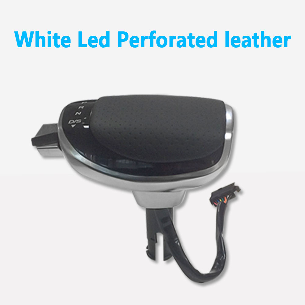 Cuir perforé à LED blanche